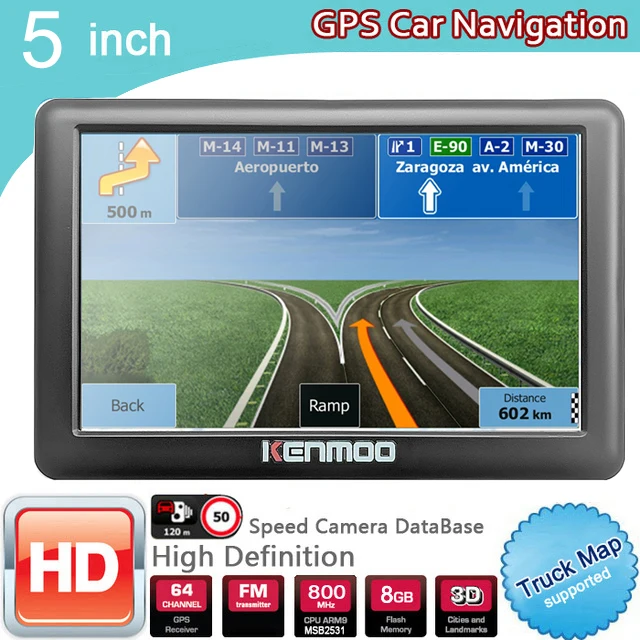 

5 Inch HD GPS Portable Navigation 2023 Maps for Europe Russia Car TRUCK CAMPING Caravan Navigator Sat Nav Free Lifetime Updates