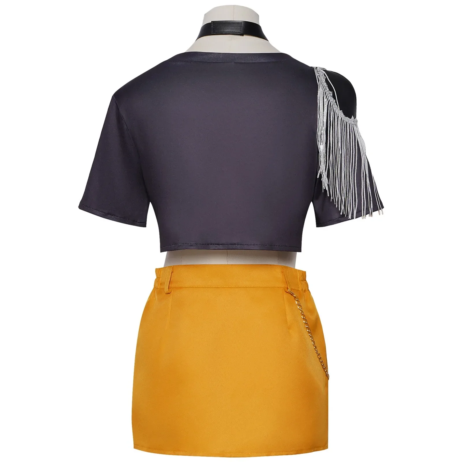 Kostum Cosplay Mira Movie Hunters K-Pop Mira Seragam Warna-warni Grup Gadis Iblis Pakaian Seksi untuk Halloween Comic Con