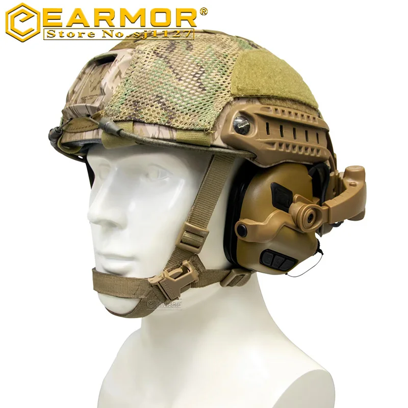 

EARMOR-M31X-Mark3 Noise-Cancelling Headphones, M31X-Mark3, Shooting Noise-Cancelling Earmuff Pickers, Suitable for ARC Rail