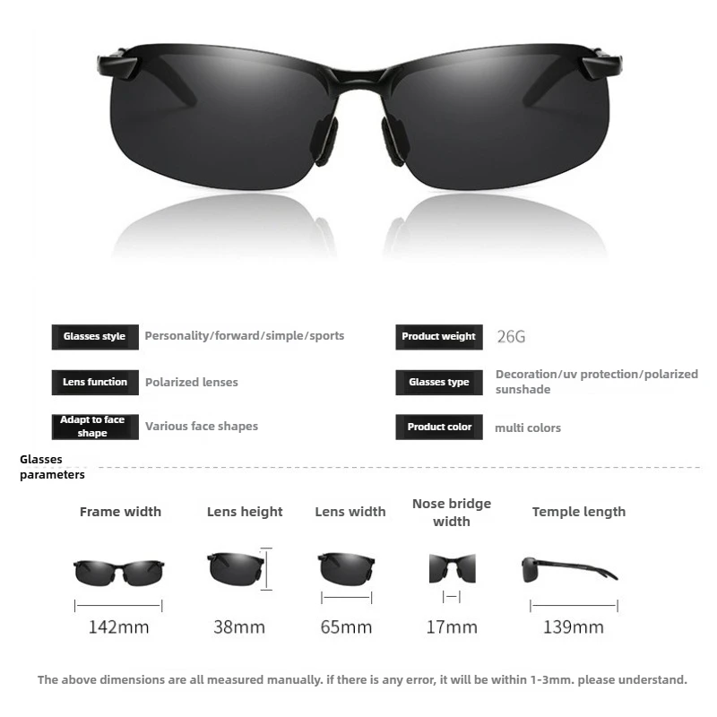 Yellow Night Vision Driving Sun Glasses with UV400 Protection Trendy Anti-glare Polarized Sunglasses for Fishing Cycling Driving