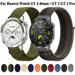 22mm Nylon Watch Strap For Huawei Watch GT 4 GT4 46mm Band Bracelet For Huawei Watch 4 Pro GT3 GT2 GT 3 2 Pro 46mm Watchband