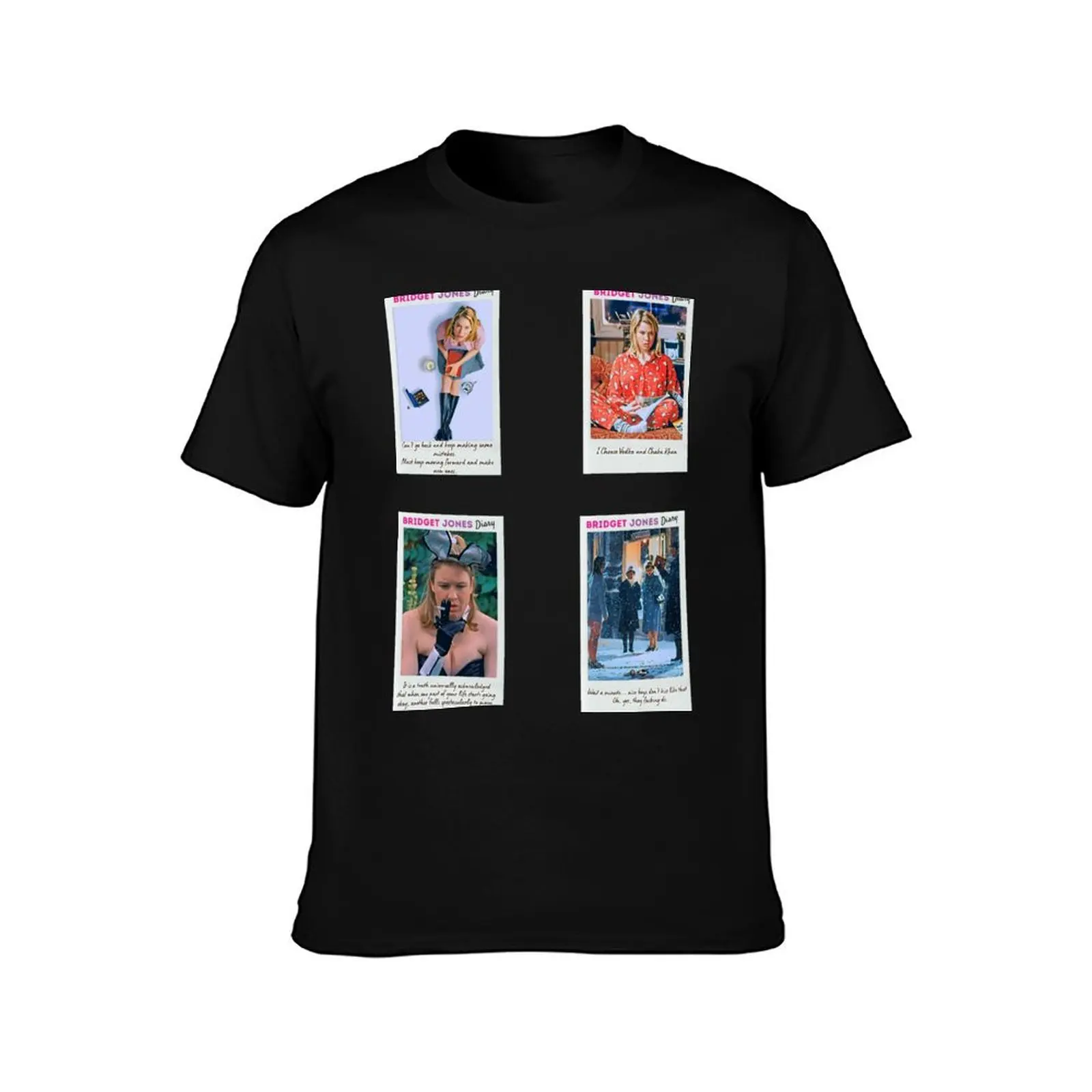 Bridget Jones's Diary Sticker Set / T Shirt T-Shirt Casual Minimalist Short Sleeve Top