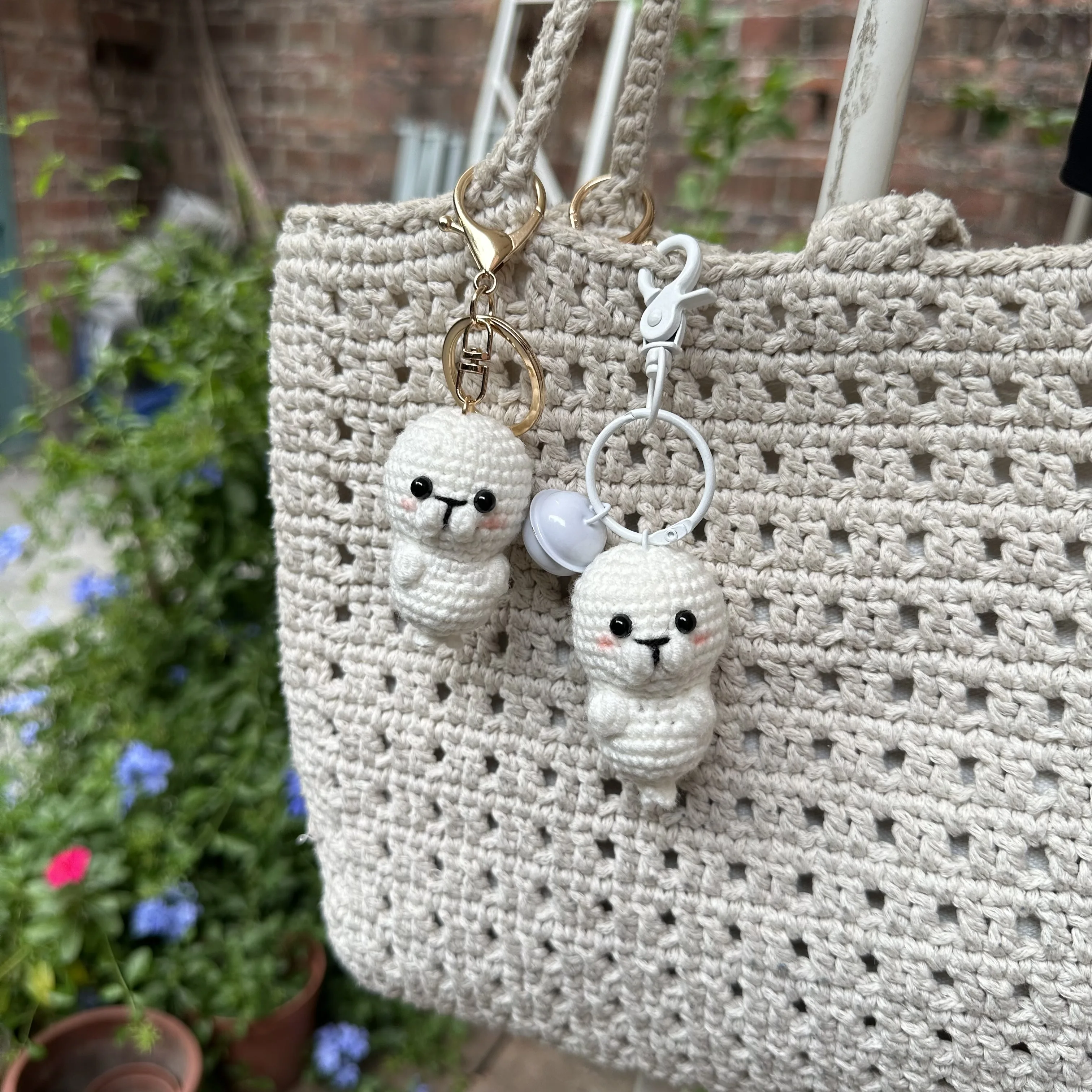 

Креативный вязаный крючком брелок для морской собаки ручной работы, милый вязаный брелок для кукол с животными для ключей от машины, вязаный брелок для декора комнаты