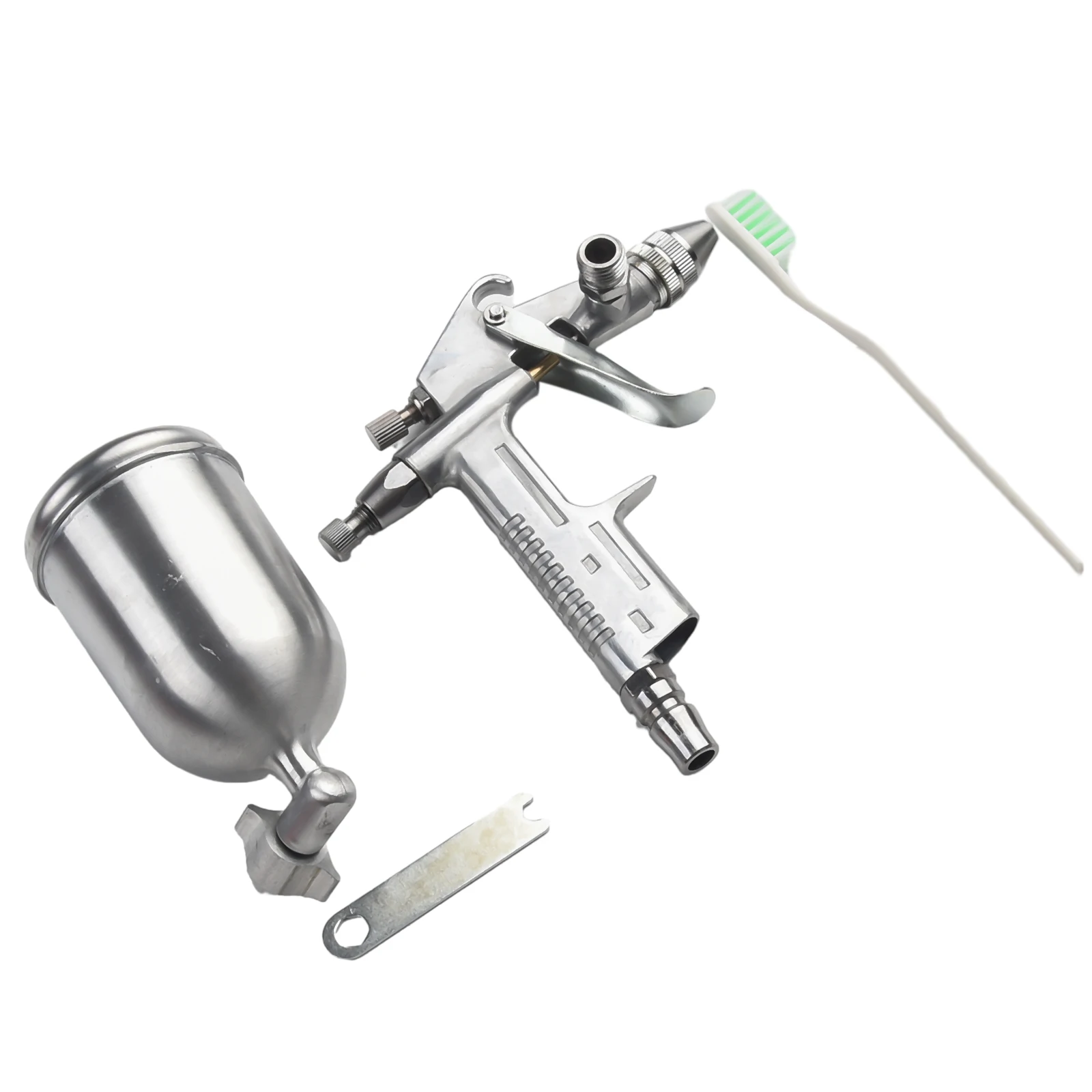 Imagem -05 - Pneumático Aerógrafo Pulverizador Liga Pintura Atomizador Ferramenta para Carros k3 05 mm Bocal 125ml Profissional