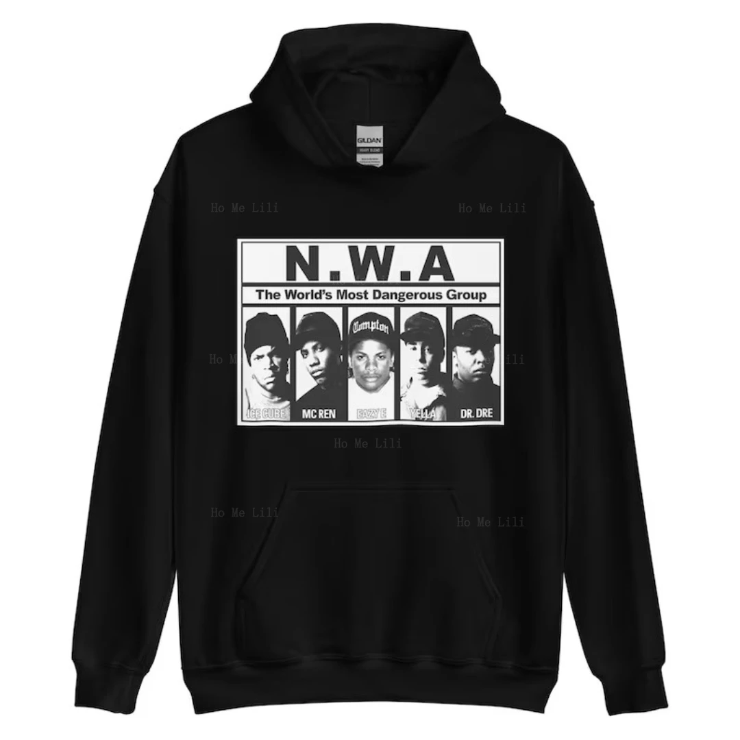 Nwa Hoodie Apparel 90s Hiphop Outfit 2pac Straight Outta Compton Eazy E Oversized Custom