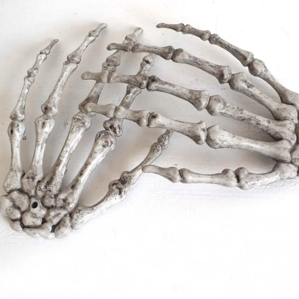 أزياء الهالوين منزل مسكون هيكل جمجمة اليد البشرية العظام حزب الإرهاب الكبار مخيف الدعائم لعبة الإمدادات 4 الحجم #2