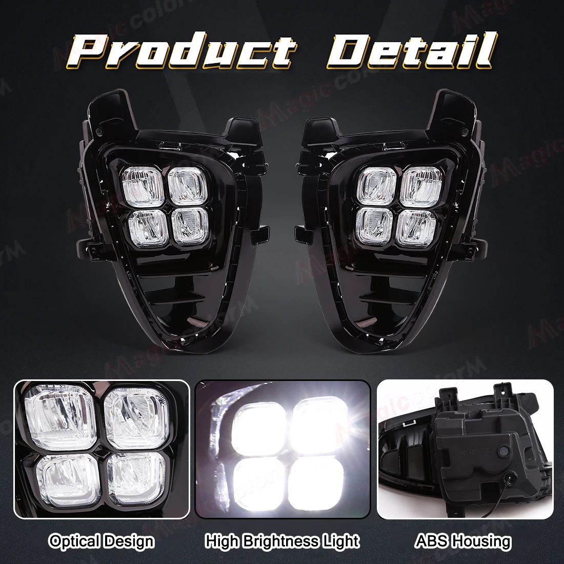 LED DRL لكيا سورينتو برايم 2018 2019 2020 مصابيح ضباب السيارة النهار تشغيل أضواء المصد الأمامي المصابيح الأمامية أضواء النهار السيارات 12 فولت