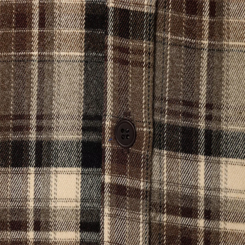 Winter new fashionable and stylish casual slim fit plaid long sleeved shirt for women, cinched waist to show off weight