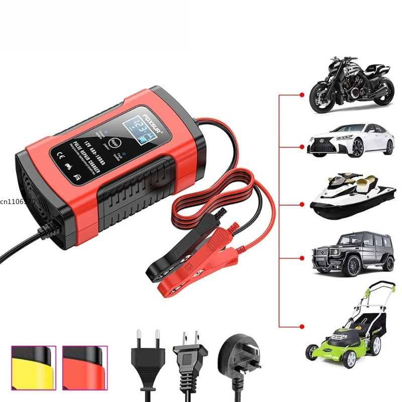 

12V Battery Charger for 4Ah-100Ah Pulse Repair Battery Charger