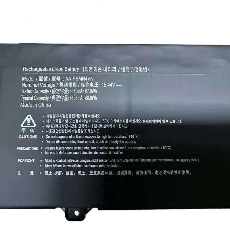 بطارية كمبيوتر محمول جديدة عالية الجودة 15.44 فولت 67Wh 4340 مللي أمبير AA-PBMN4VN لأجهزة سامسونج جالاكسي بوك برو 15 NP950QDB NP950XDB + أداة