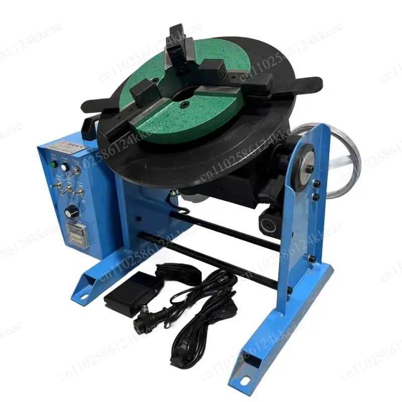 100Kg through hole positioner welding turntable flange ring seam pipe welding special