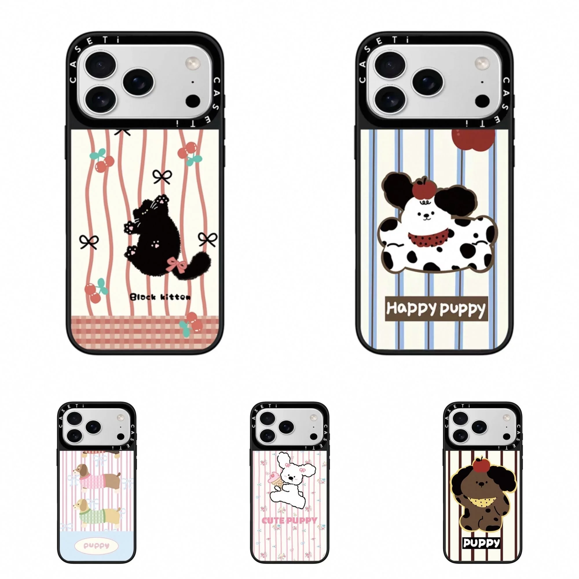 

Милый чехол для телефона с маленькой собакой для iPhone 17 pro max для Apple 16, мультфильм 15, модный 14 высококачественных ощущений