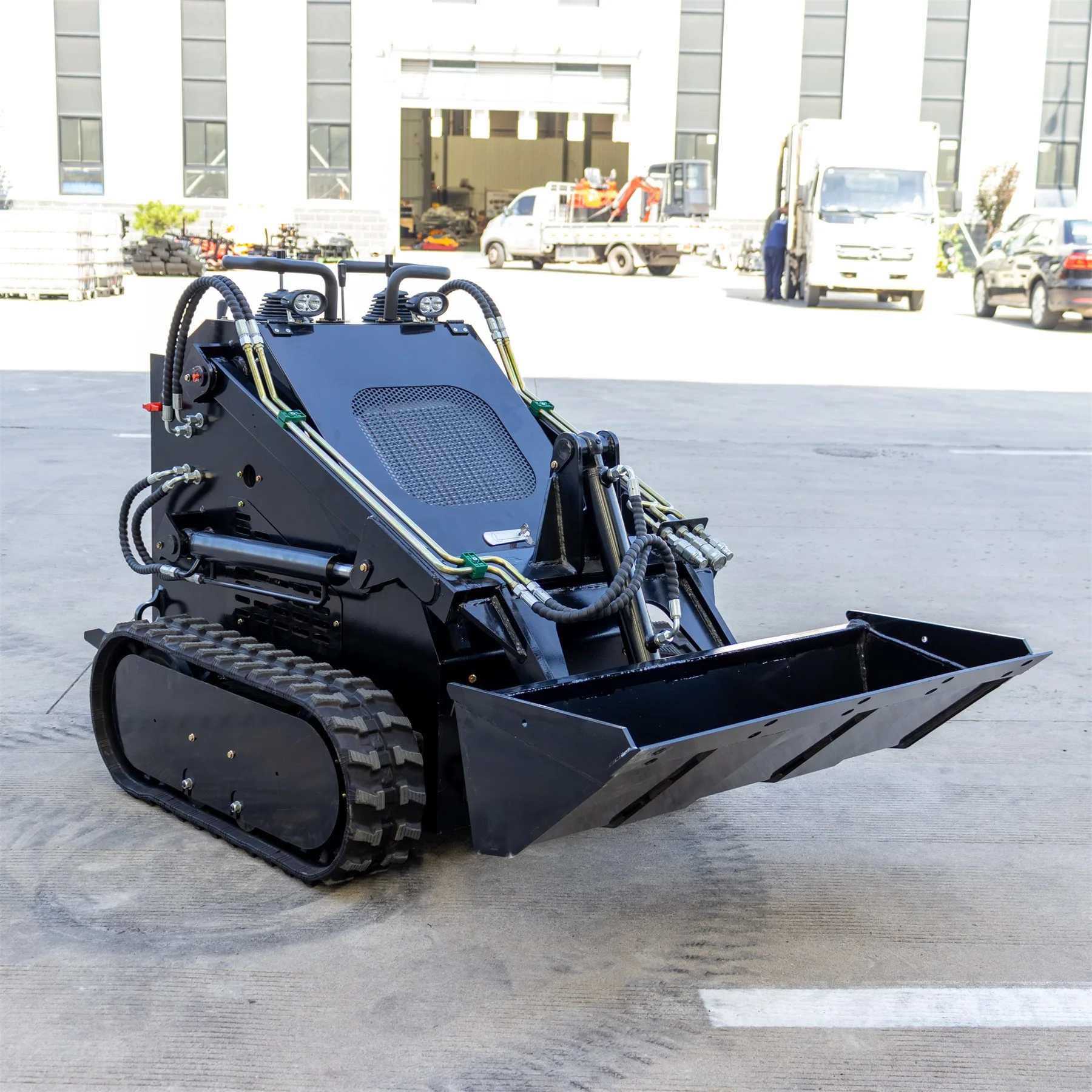 Multi functional Skid Steer Loader stand on seat type skid steer loader