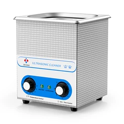 2L Ultrasonic Cleaner 40kHz Ultra Sonic Cleaner with Timer Heated Ultrasound Bath Cleaning Machine for Jewellery Eyeglasses