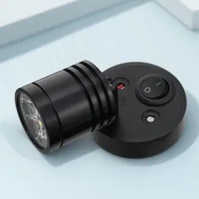 

3W LED Wall Reading Spotlight Aluminum Lamp Flexible Swivel Arm Warm Light for Yacht Rv Boat Car Bedside Touring Reading Light