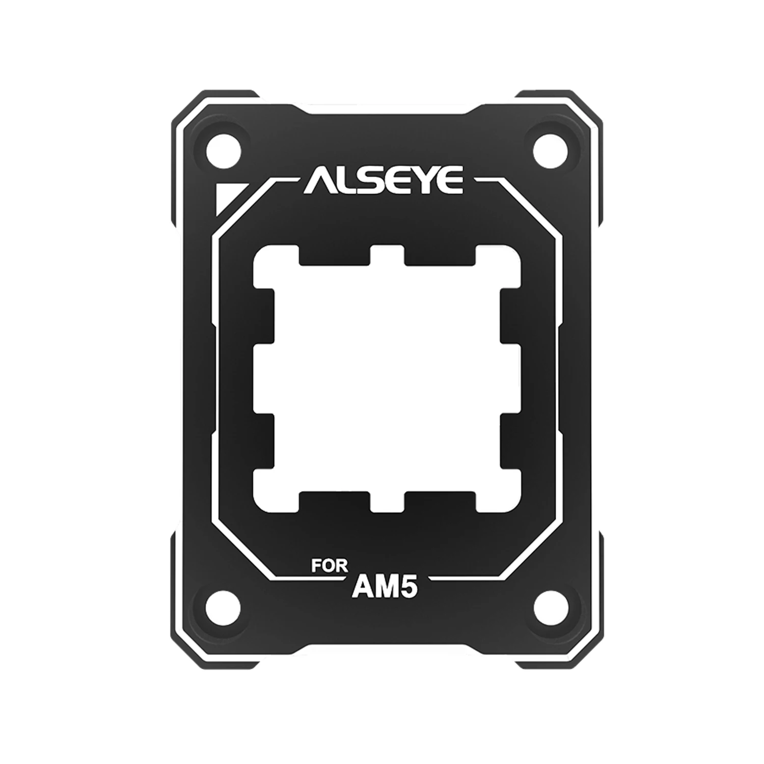 Alseye AMD CPU Holder Bending Corrector Frame CNC Aluminum Alloy AM5 CPU Bending Corrector Frame Protector for AMD RYZEN 7000