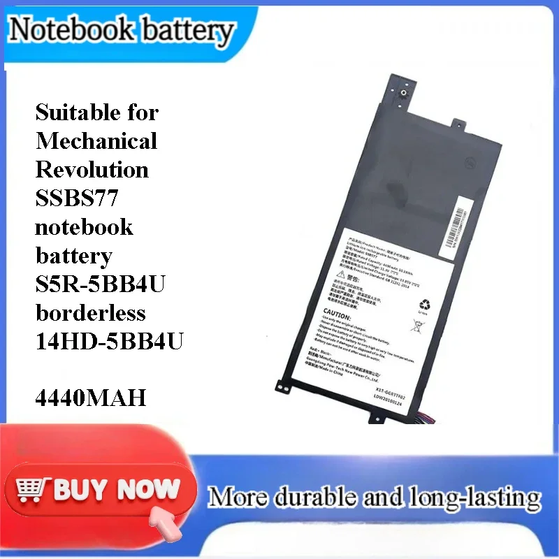 [SSBS77] for Mechanical Revolution S5R-5BB4U Unbounded 14HD-5BB4U Laptop Battery Replacement Battery