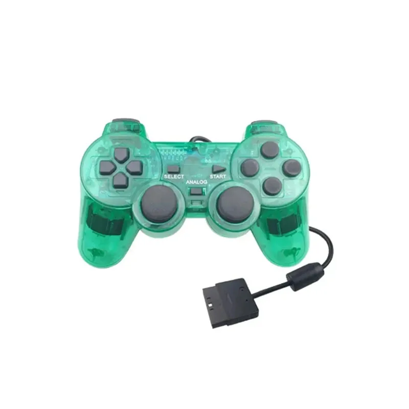 Wired Transparent Gamepad For PS2 Handle Remote Gaming Controller Joystick For PS2 Manette Joypad