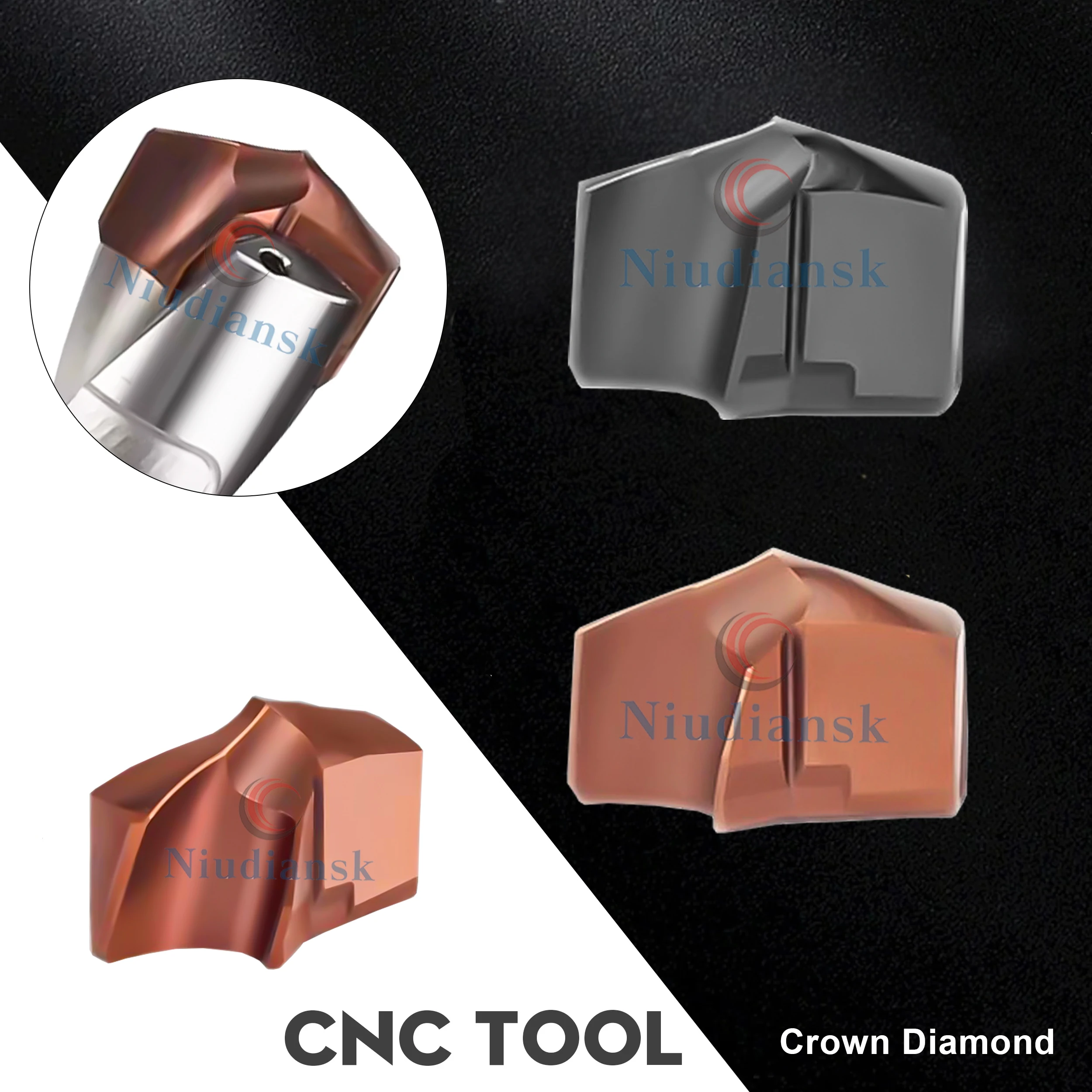 

High-Quality 12.5mm-24.0mm Rear pull Crown Drill Blade Hard Alloy Deep Hole Quick Drill Violent Drill Bit CNC Cutting Tool Part