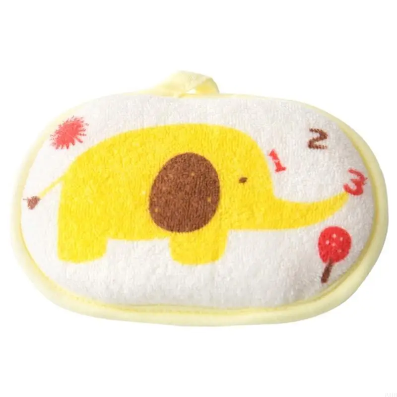 حمام دش الإسفنج الأطفال حمام تنظيف منشفة للأطفال غسل الشعر طفل رضيع الجلد ودية حمام الإسفنج P31B