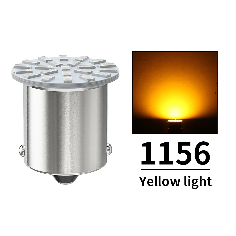 Guadsun 10 stks Truck LED Lamp 24 V 1156 1157 BA15S BAY15D 3014SMD Wit DRL Dagrijlicht Auto accessoires Richtingaanwijzer