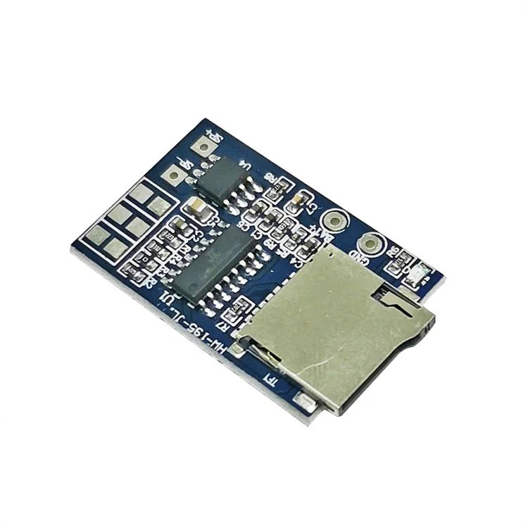 Mp3 decoding module TF Card 3.7-5v power supply with 2W mixed mono with memory playback