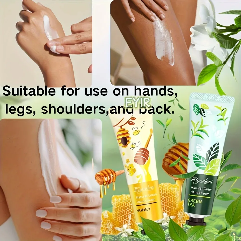 EYIR 5PCS Hand Cream Gift Set Moisturizing Nourishing Floral Scent Fast Absorbing Non Greasy Hand Lotion for Dry Hands