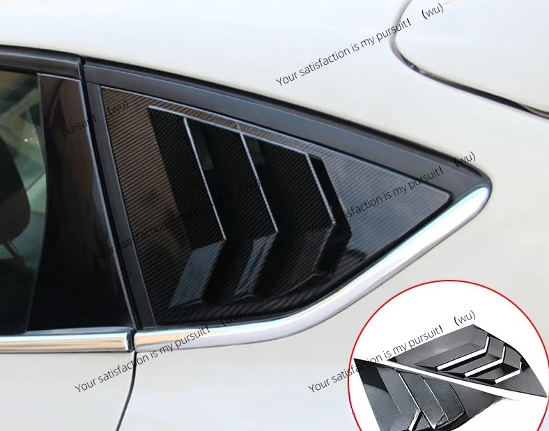 Suitable for Ford Focus modified shutters, rear small window appearance decoration, suitable for 05-18 hatchback models -