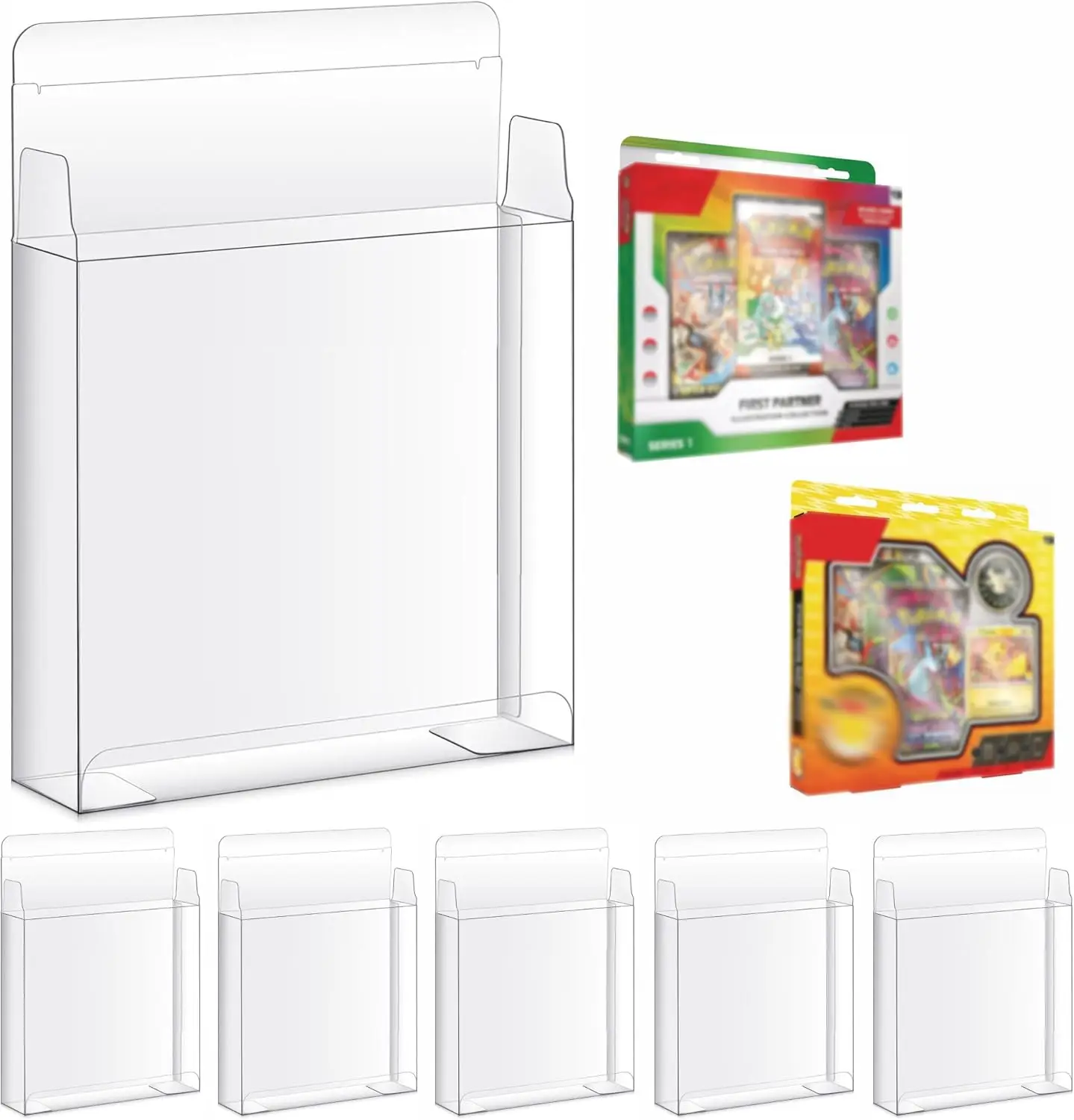 5PCS PET Plastic Protector Case For 30TH 2026 DAY / First Partner Illustration Collection Series 1/2/3