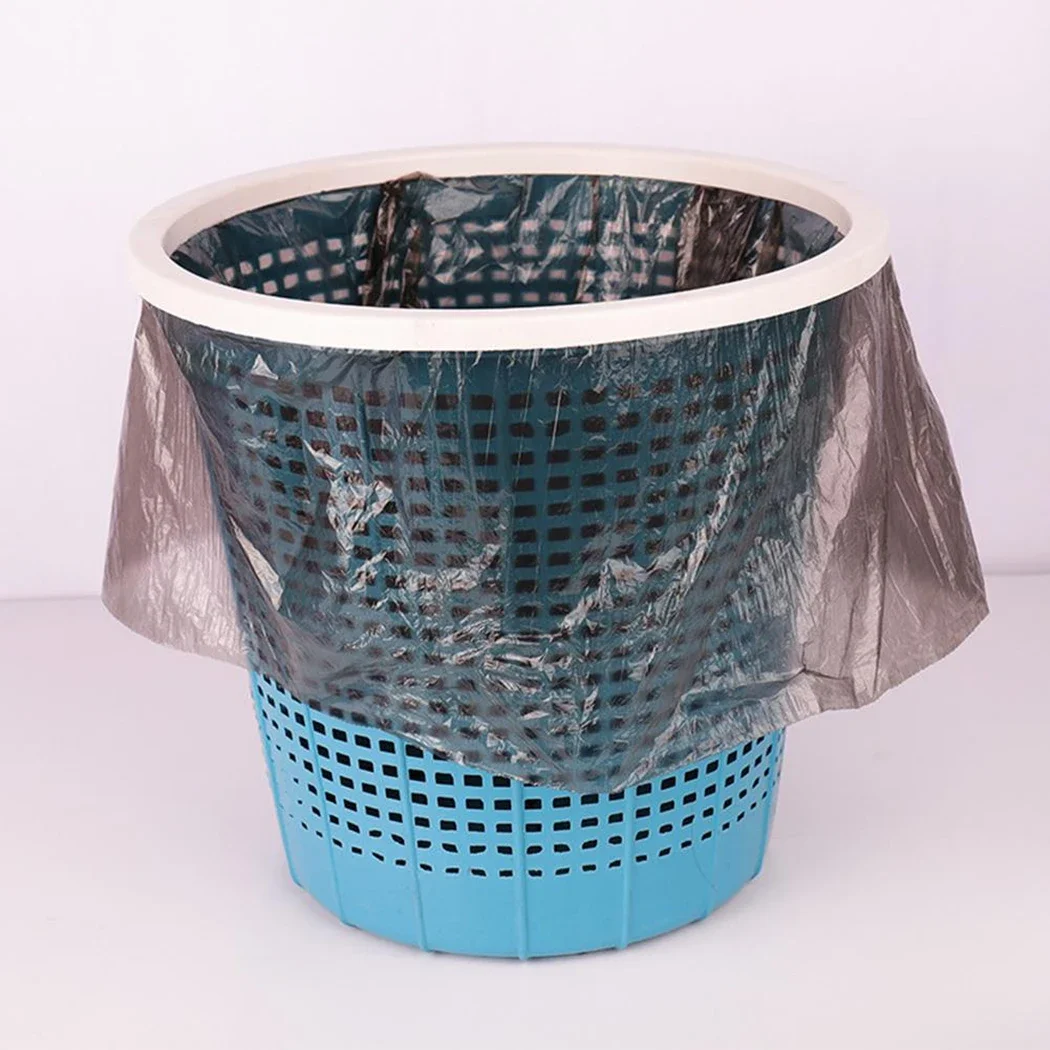 15PCS/Roll Garbage Bag Medium Household Affordable Thickening Trash Bag Kitchen Living Room And Bathroom Rubbish Bag