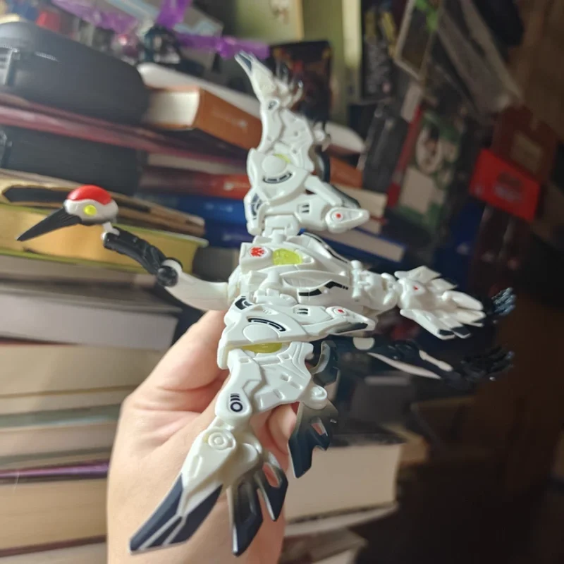 

52TOYS Beast Box Series Red Crowned Crane Transformation Toy Models Trendy Domestic Creation Mecha Charm Collectible Gift