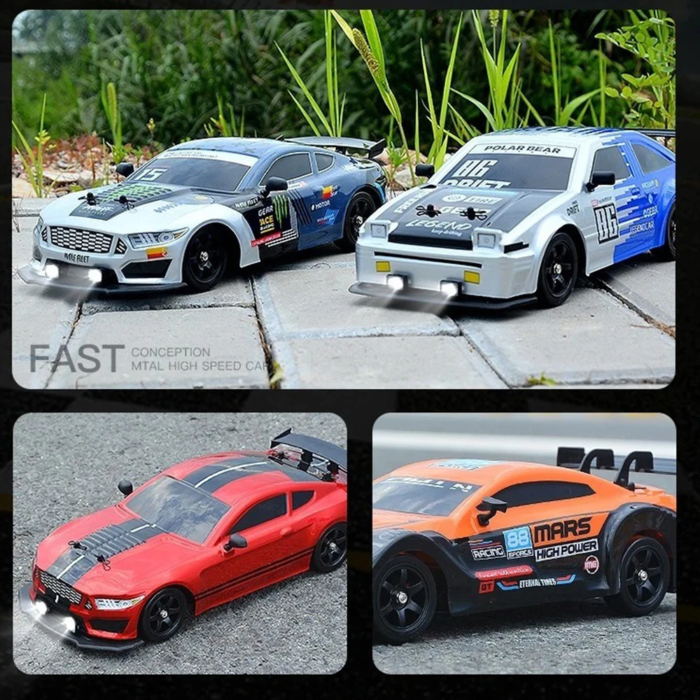 4WD RC Drift Car Remote Control GTRPRO AE86PRO Model 4x4 Racing RTR Radio Truck Vehicle Toy Gift for Boy Girl Children Kid Adult