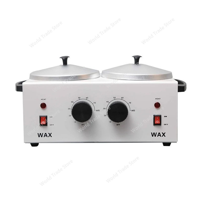 

Двухместный плавильный аппарат WAX WAX-5002 нагрев в один клик для восковой терапии для удаления волос