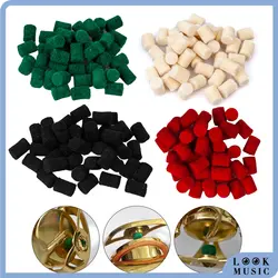 50/100pcs Saxophone Crotch Protector Delt Column Saxophone Felt Muffler Felt Bumper Alto Tenor Soprano Saxophone Parts Repair