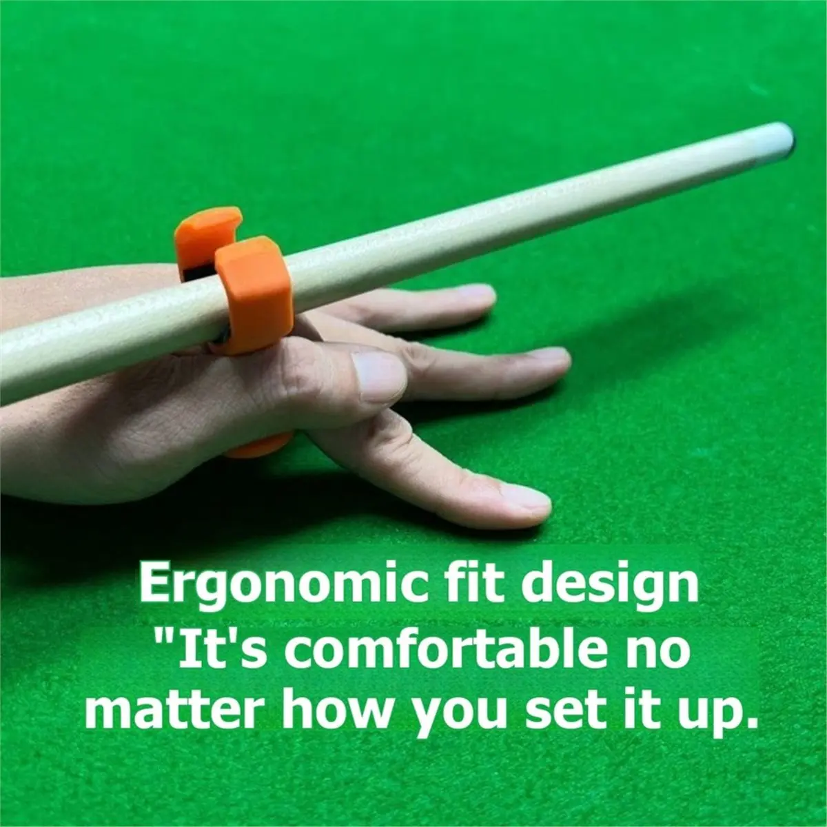 E@MB*RA*aCE^HAPPYa Billiard Cue Hand Rest Stabilizer Billiard Cue Hand Rest Ergonomic Aid for Training Games and Competitions Po