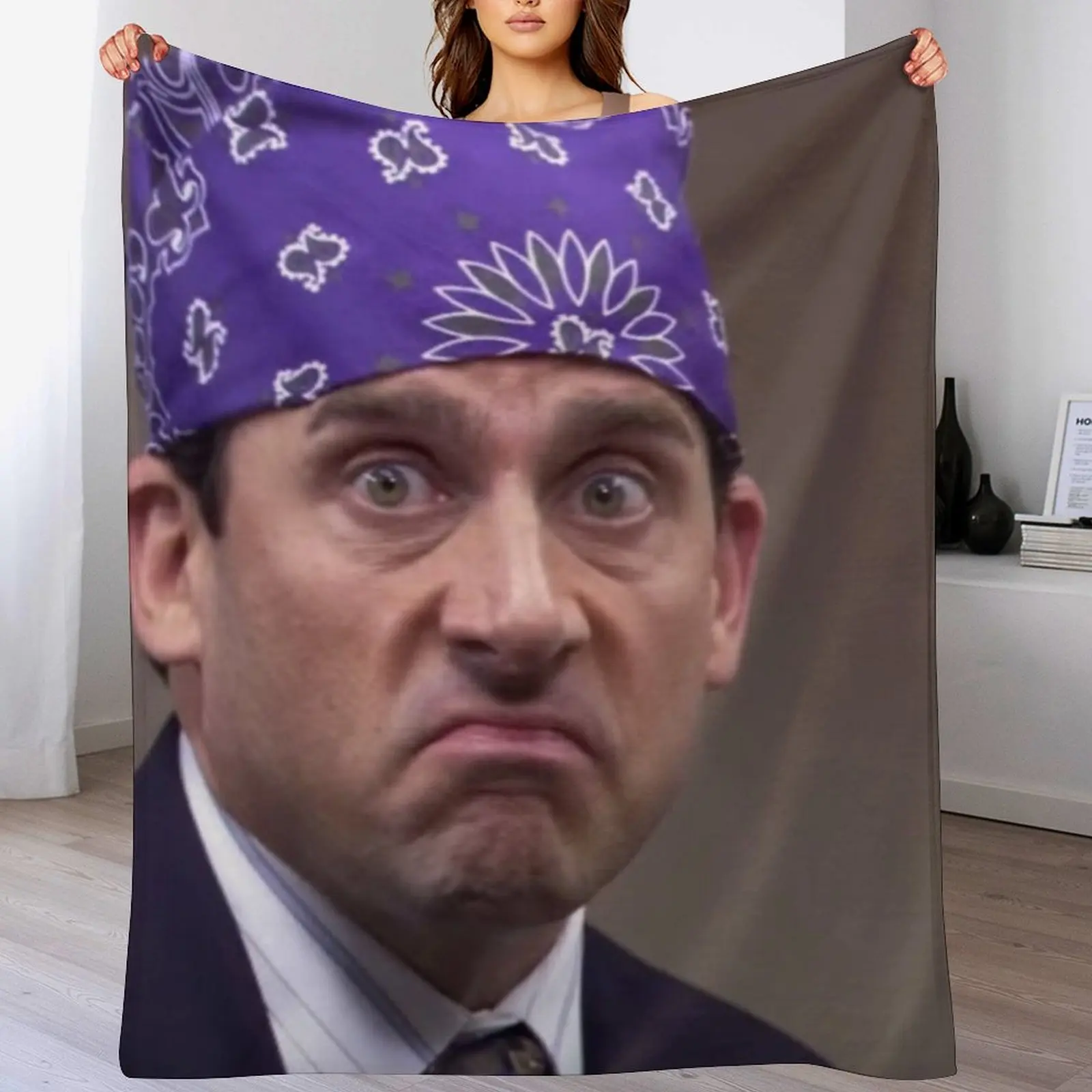 Prison Mike Throw Blanket For Sofa Thin bed plaid Hair Blankets