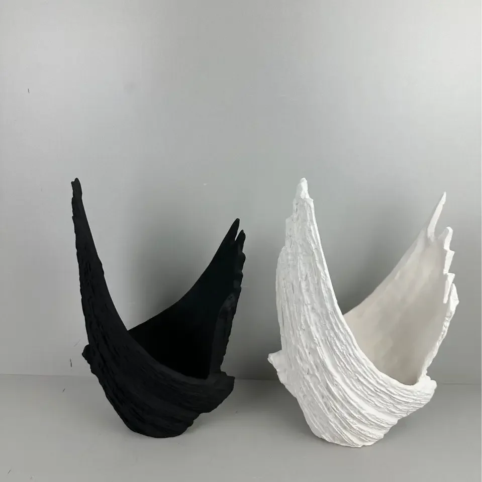 Creative Ceramic Handicrafts Desktop Flowerpot Flower Arrangement Ornaments Desktop Storage Container Fruit Platter Flo