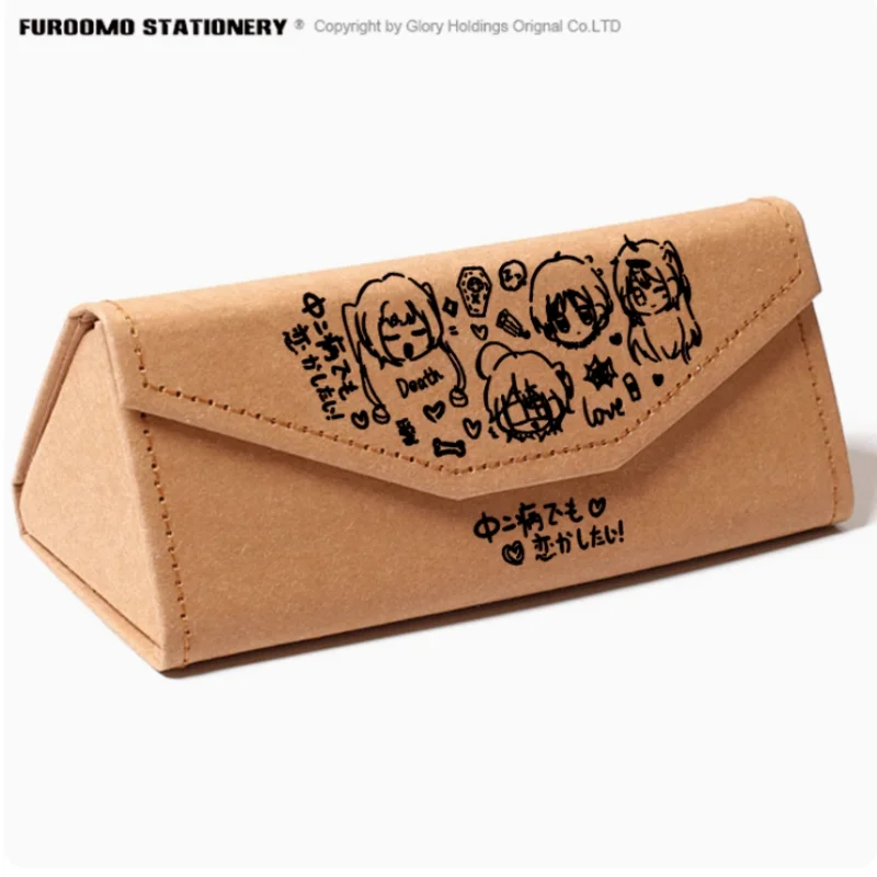 Anime Love, Chunibyo & Other Delusions Fold Pencil Case Protective Hard Eye Glasses Case Portable Storage Sunglasses Box 2463