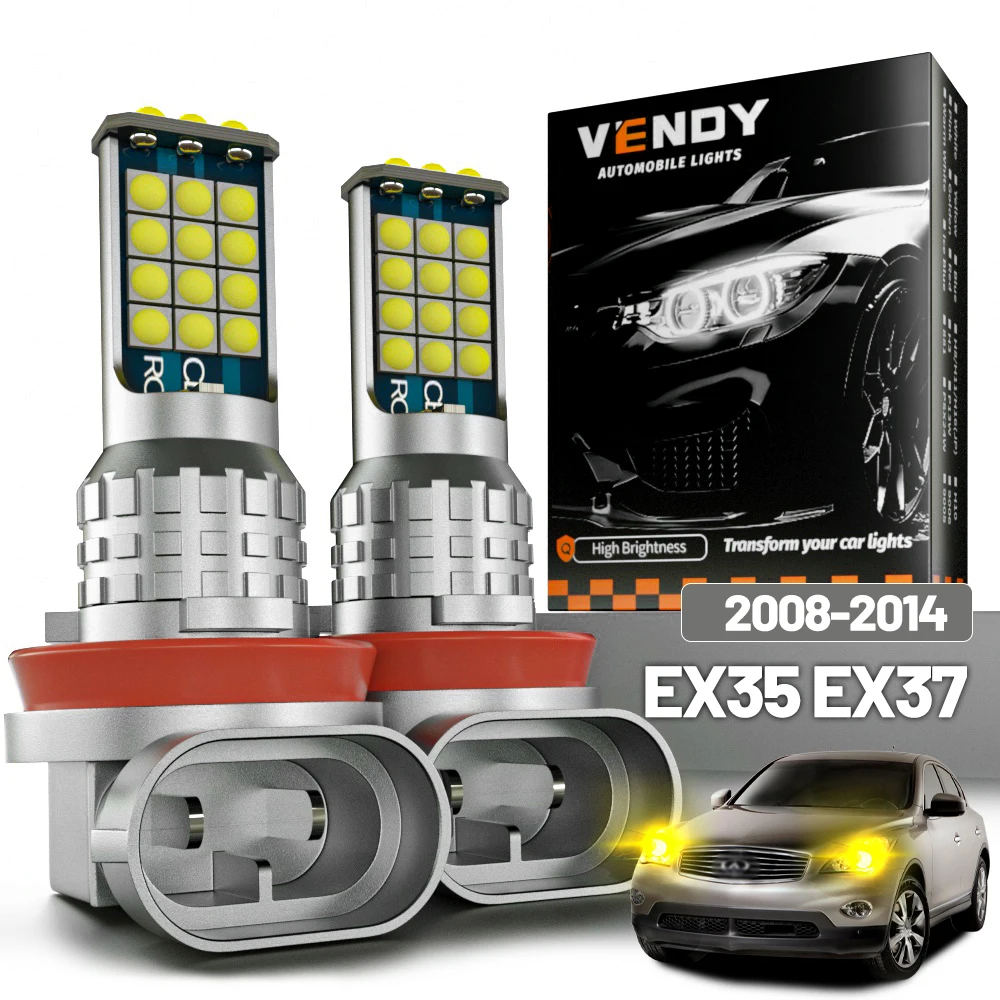 

2pcs LED Fog Light For Infiniti EX35 EX37 2008-2014 2009 2010 2011 2012 2013 Canbus Accessories