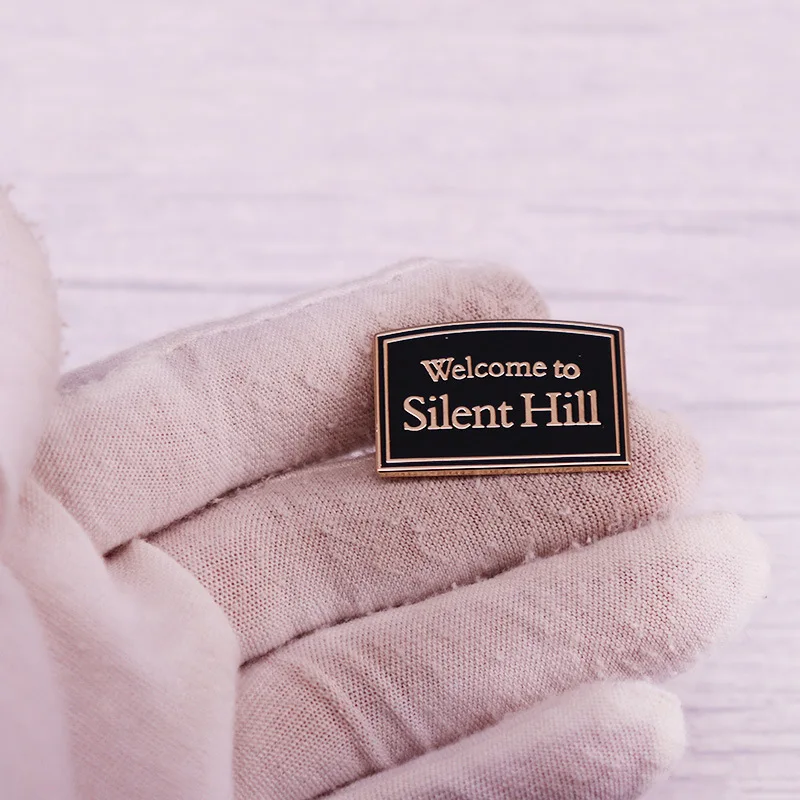 Silent Hill Horror Movie Game Pins Backpack Clothing Brooches Metal Badges Fashion Jewelry Accessories