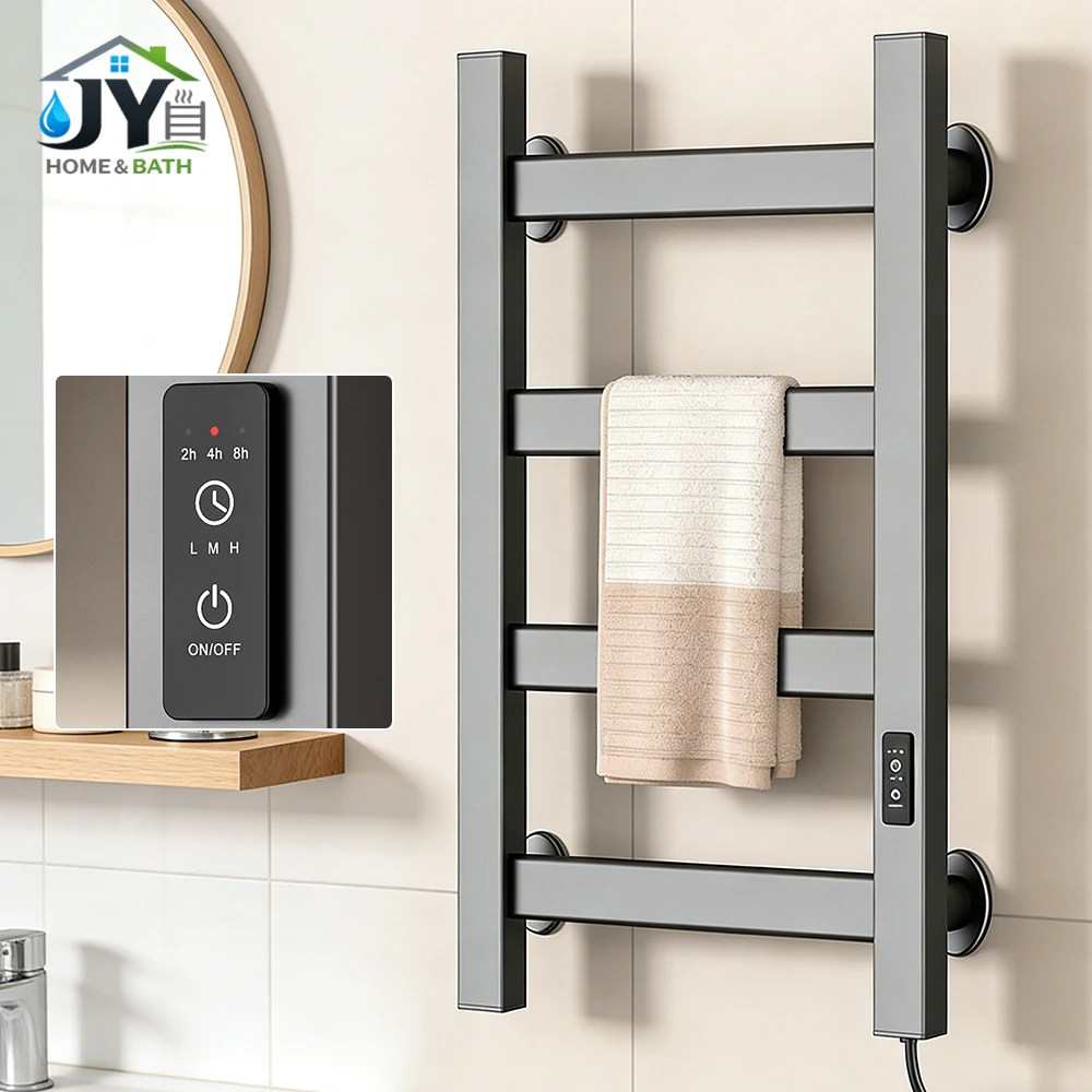 Bathroom Electric Heated Towel Rail Heated Towel Warmer Towel Radiator 2/4/8 Bars Bathroom Towel Dryer Suitable For Homes、Hotels
