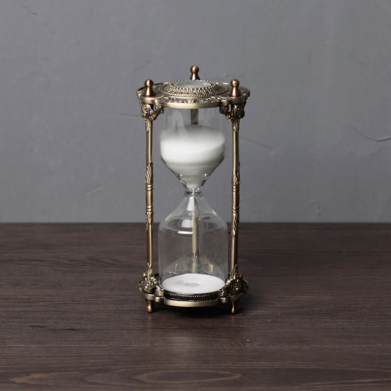 Hourglass Creative Gift European Style Retro Nostalgic Ornaments Personality Simple Modern Boys and Girls Love Rotating