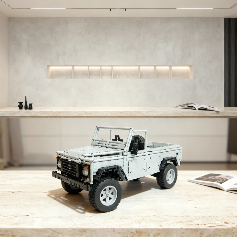 

3438 деталей MOC Land Rover Defender 110: Техническая модель-конструктор, креативный подарок, коллекционный декор для детей и взрослых, премиум-класс