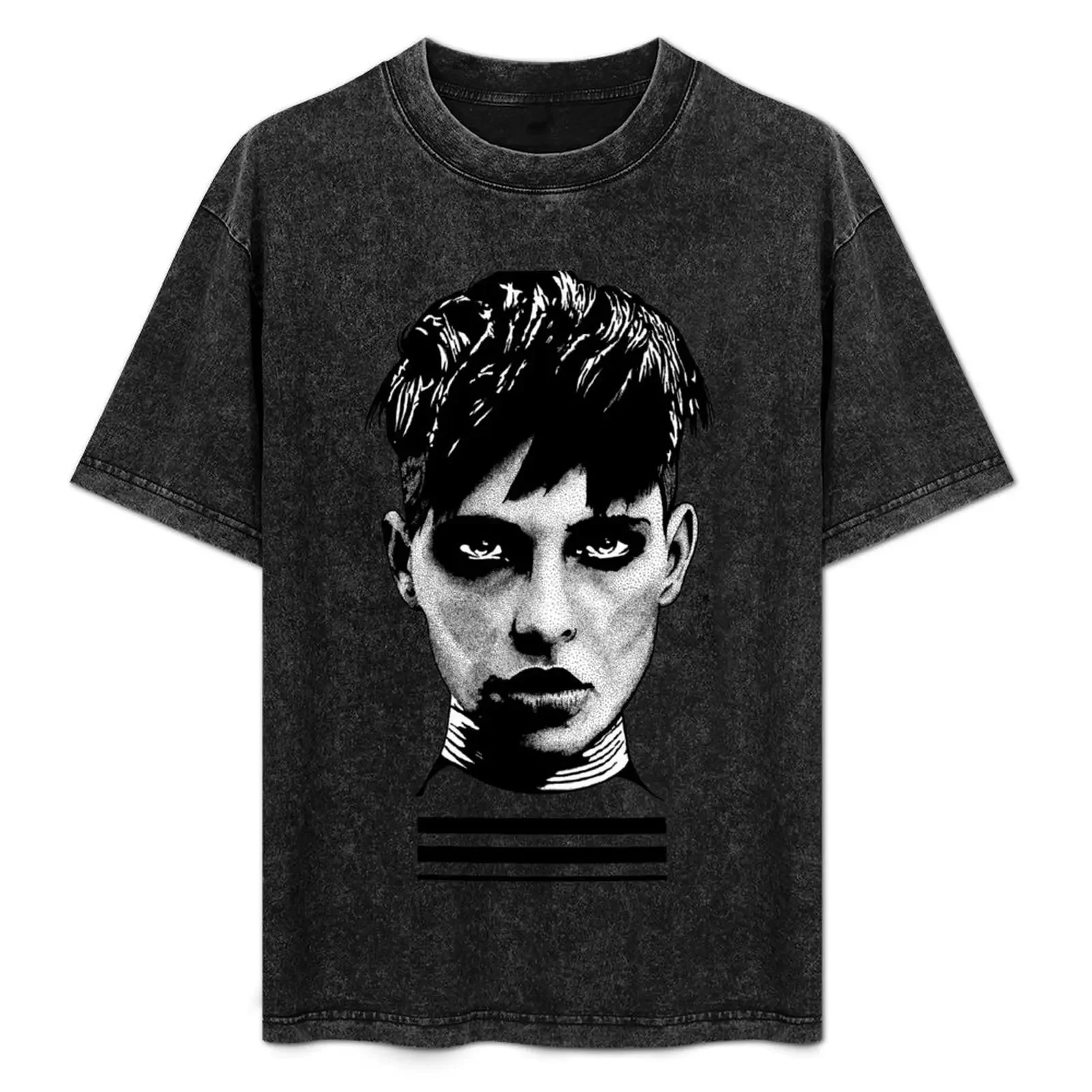 

Girl portrait with 3 stripes T-Shirt new gifts and t-shirts boys whites summer shirt mens graphic t-shirts