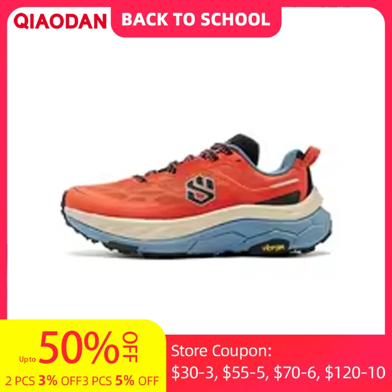 

QIAODAN ShanShen 2.0 Carbon Plate Trail Running Shoes for Men 2025 Outdoor Hiking Shock-absorbing Non-slip Sneaker QDB023244277