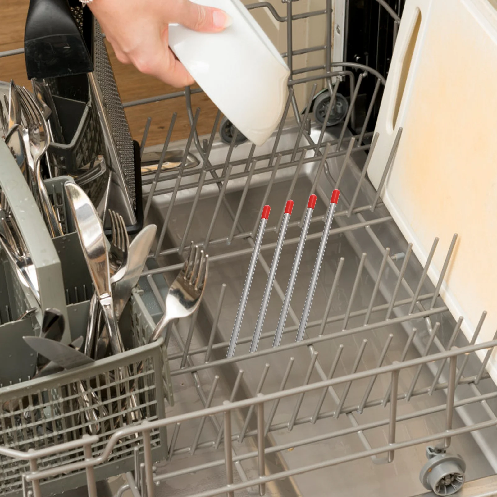 

6pcs Stainless Steel Storage Rack Water Bottle Draining Organizer Space-Saving Coffee Soda Bottle Holder Drying Rack For Kitchen