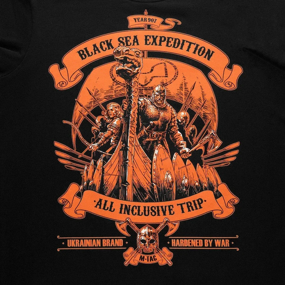 

Black Sea Expedition Scandinavia Nordic Warriors T-Shirt 100% Cotton O-Neck Summer Short Sleeve Casual Mens T-shirt Size S-3XL