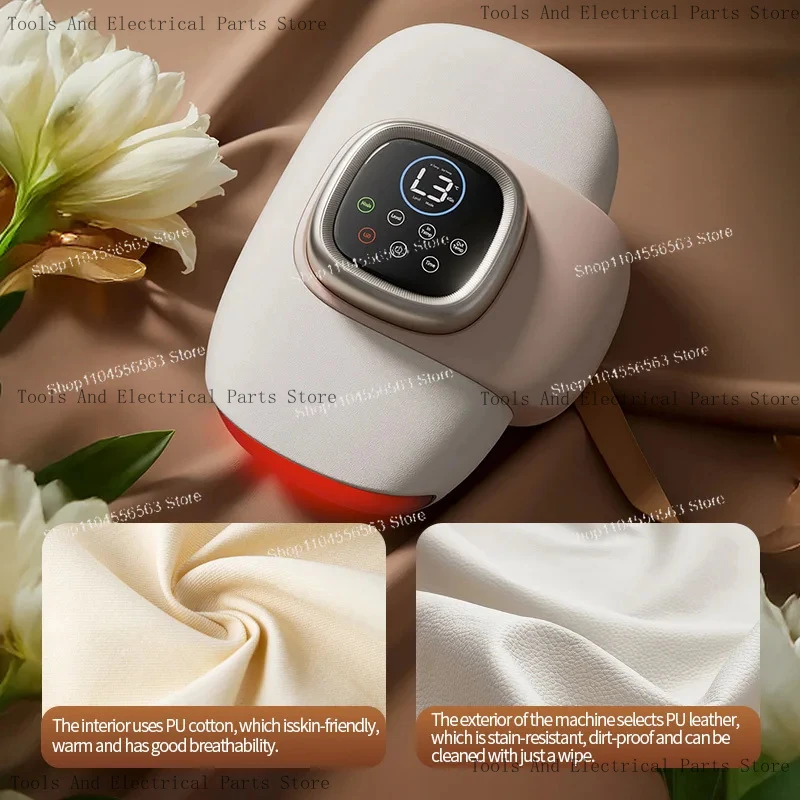 Electric Hand Massager With Heat, 3-Level Pressure Wrist & Finger Pain Relief, Portable For Home Use & Gift