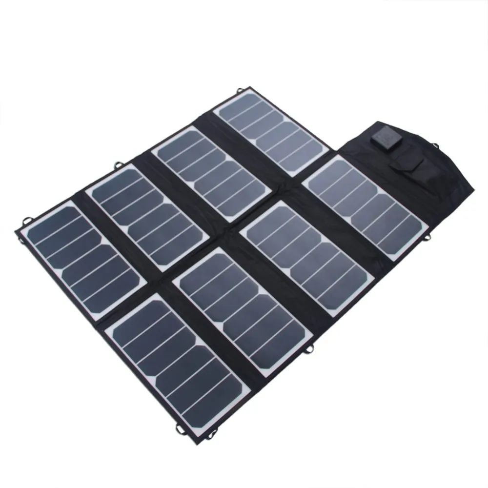 

Hot selling portable solar panels 18v 52W charger for laptop