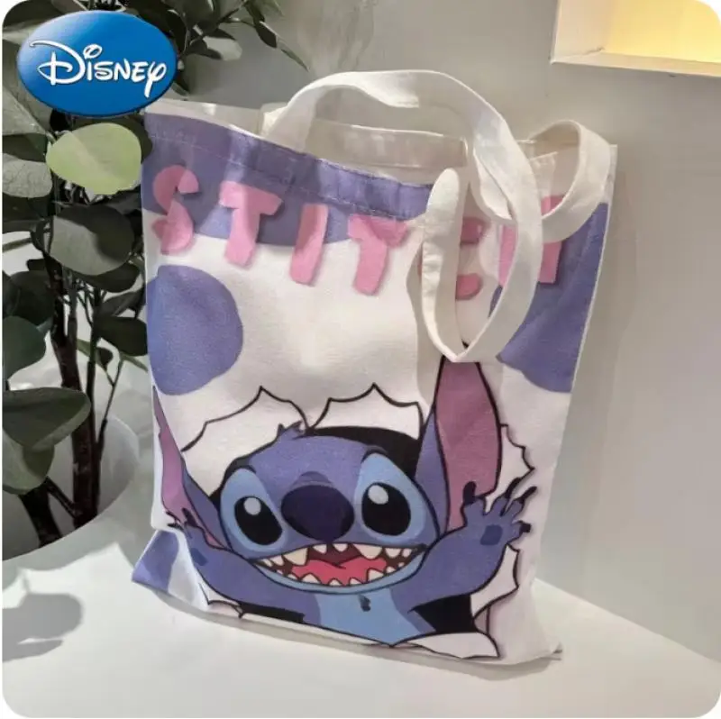 

Disney Stitch периферийная сумка через плечо Stitch мультяшная периферия милая холщовая сумка сумка на плечо подарок на день рождения и Рождество